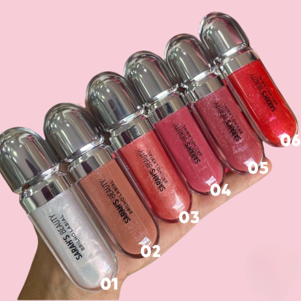 Gloss brilho labial Sarahs Beaut...