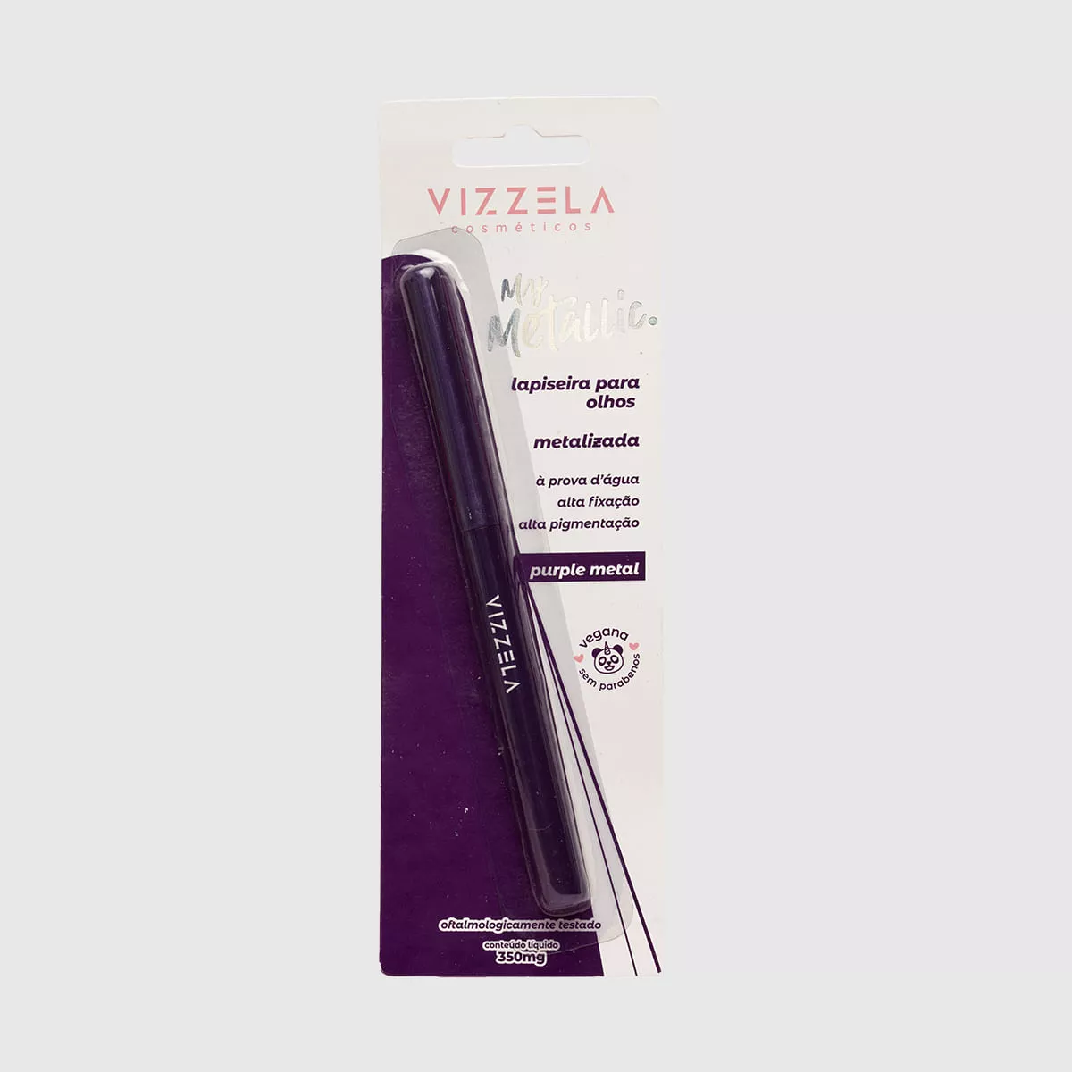 Lápis delineador para olhos vizzela My Metallic 35
